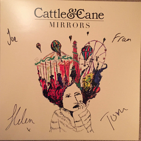 Cattle & Cane : Mirrors (LP, Album, Cre)