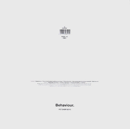 Pet Shop Boys : Behaviour (LP, Album)