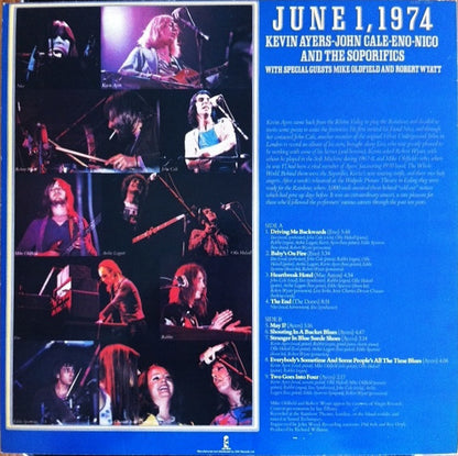 Kevin Ayers - John Cale - Eno* - Nico (3) : June 1, 1974 (LP, Album, RE)