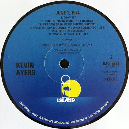 Kevin Ayers - John Cale - Eno* - Nico (3) : June 1, 1974 (LP, Album, RE)
