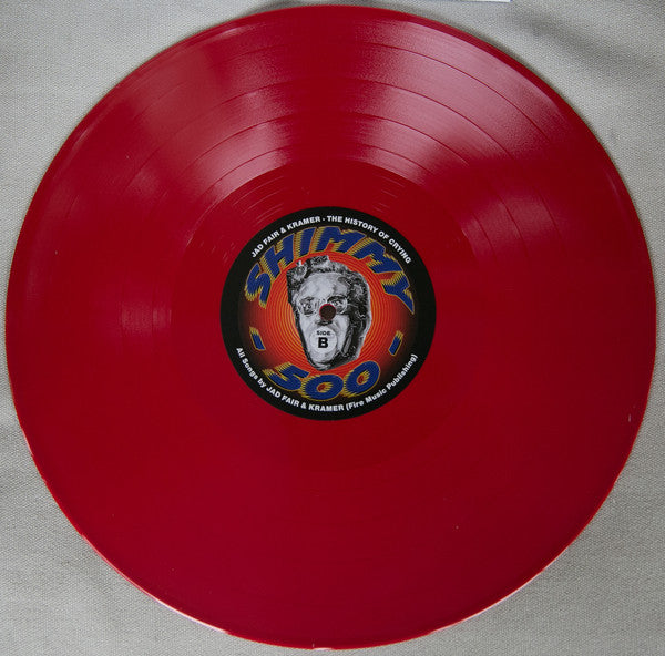 Jad Fair & Kramer (2) : The History Of Crying (LP, Album, Ltd, Red)