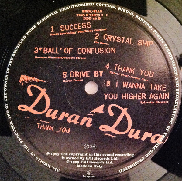 Duran Duran : Thank You (LP, Album)