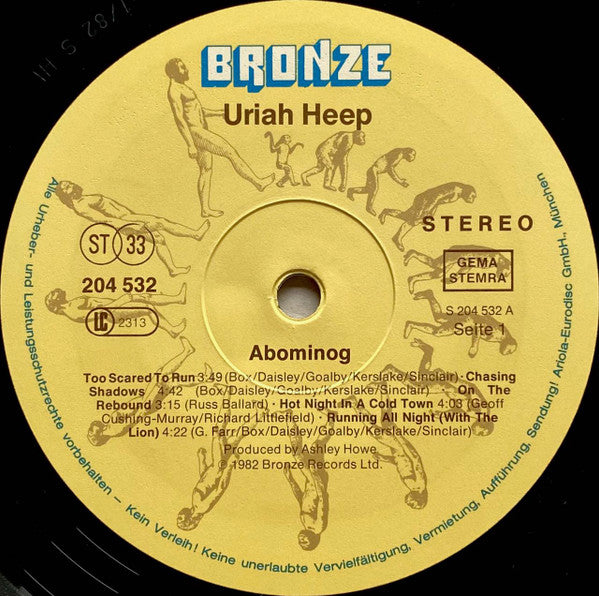 Uriah Heep : Abominog (LP, Album)