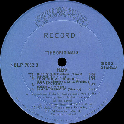 Kiss : The Originals (3xLP, Comp, Ltd, Gat)