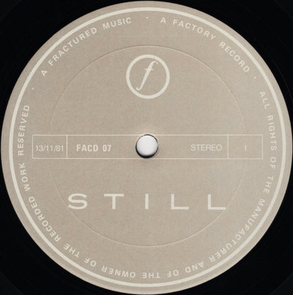 Joy Division : Still (2xLP, Album, Gat)