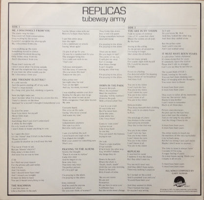 Tubeway Army : Replicas (LP, Album)