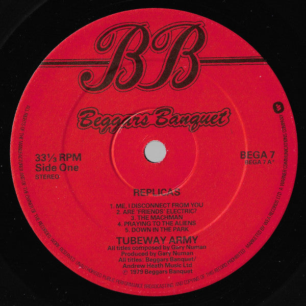 Tubeway Army : Replicas (LP, Album)