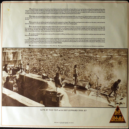 Def Leppard : Hysteria (LP, Album, Club)