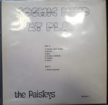 The Paisleys : Cosmic Mind At Play (LP, Album, RE, Unofficial)