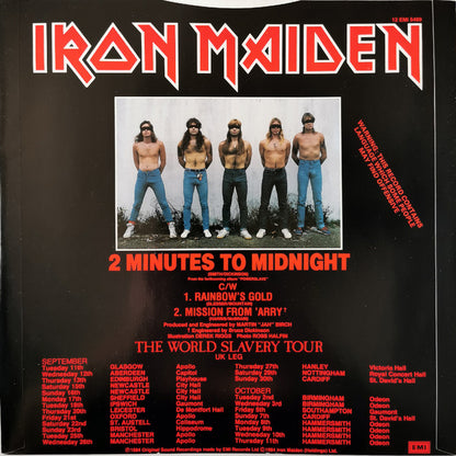 Iron Maiden : 2 Minutes To Midnight (12", Single)