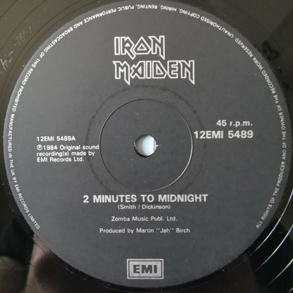 Iron Maiden : 2 Minutes To Midnight (12", Single)