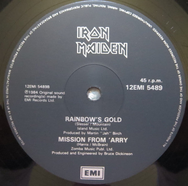Iron Maiden : 2 Minutes To Midnight (12", Single)