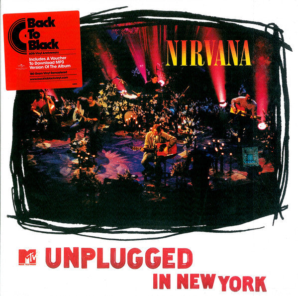 Nirvana : MTV Unplugged In New York (LP, Album, RE, RM, RP, 180)