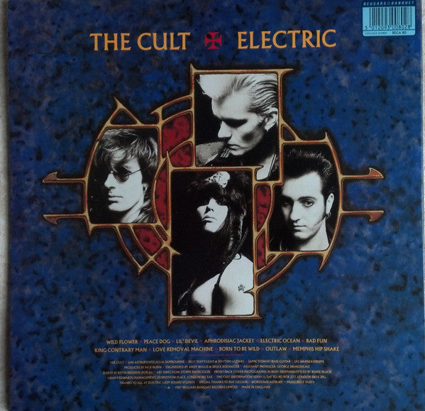 The Cult : Electric (LP, Album, Bar)