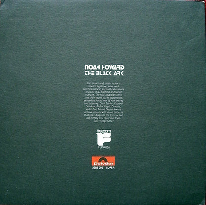 Noah Howard : The Black Ark (LP, Album, Gat)