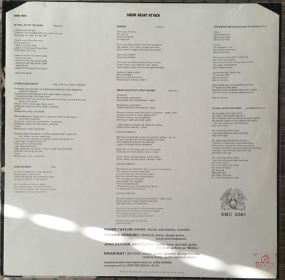 Queen : Sheer Heart Attack (LP, Album, 1st)
