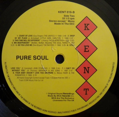 Various : Pure Soul (LP, Comp)