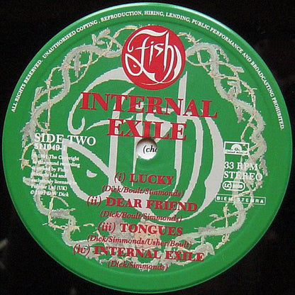 Fish : Internal Exile (LP, Album)