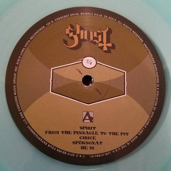 Ghost (32) : Meliora (LP, Album, Ltd, RP, Cok)