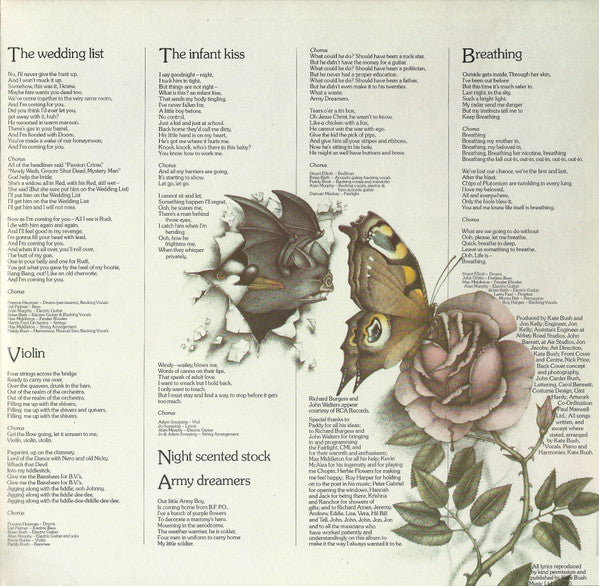 Kate Bush : Never For Ever (LP, Album, Gat)