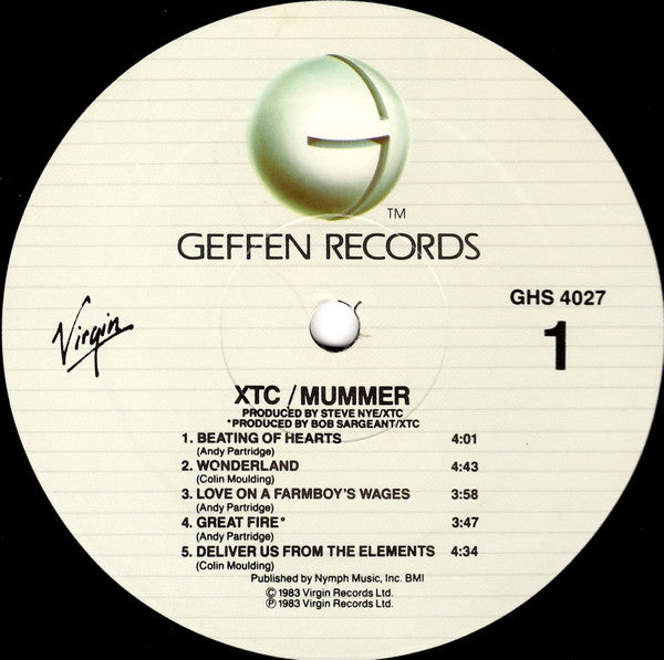 XTC : Mummer (LP, Album, All)