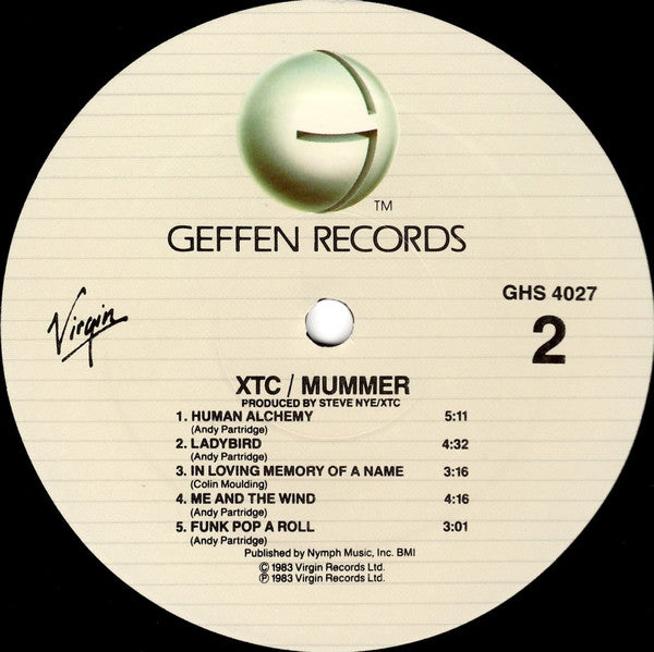 XTC : Mummer (LP, Album, All)