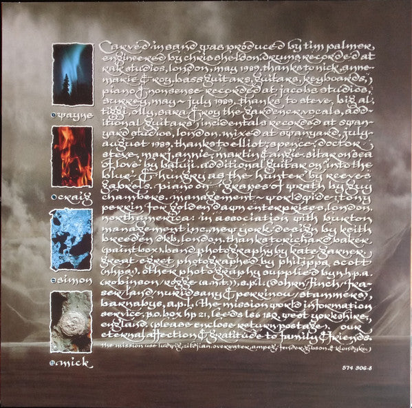 The Mission : Carved In Sand (LP, Album, RE, 180)