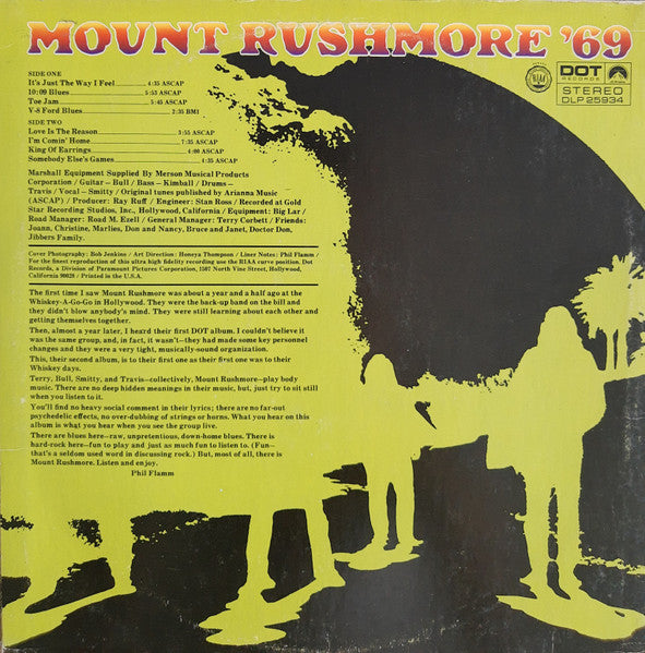 Mount Rushmore (2) : '69 (LP, Album, Ind)