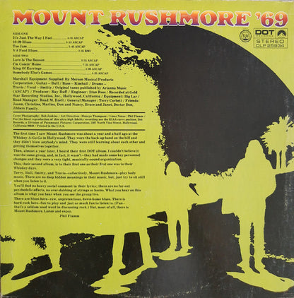 Mount Rushmore (2) : '69 (LP, Album, Ind)