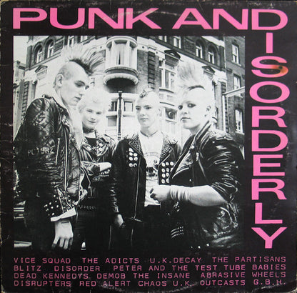 Various : Punk And Disorderly (LP, Comp, Red)