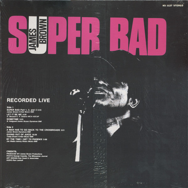 James Brown : Super Bad (LP, Album, RE)