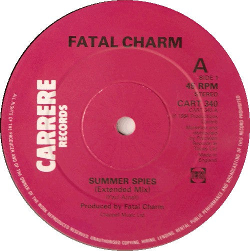 Fatal Charm : Summer Spies (12", Single)