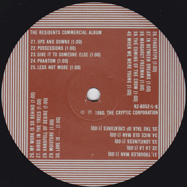 The Residents : Commercial Album (LP, Album)