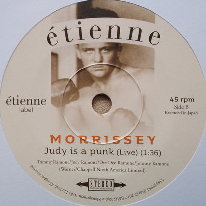 Morrissey : Spent The Day In Bed (7", Single, Cle)