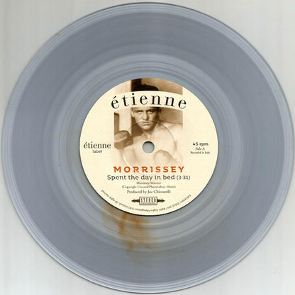 Morrissey : Spent The Day In Bed (7", Single, Cle)