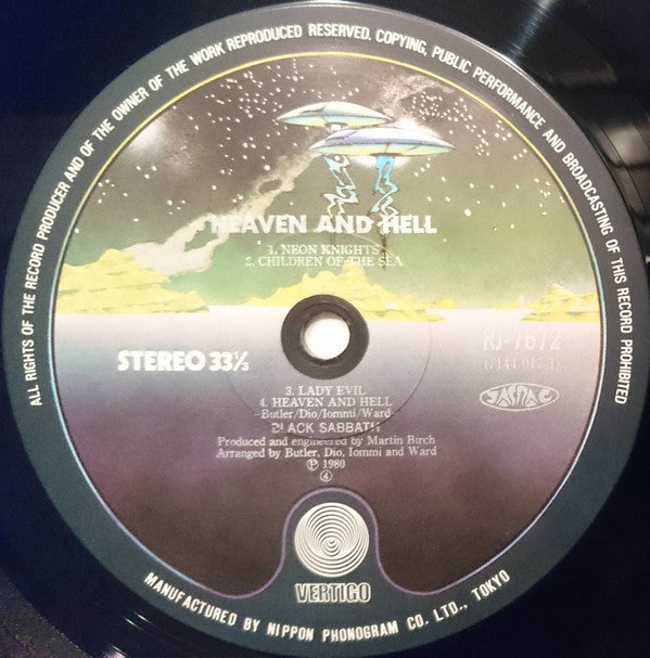 Black Sabbath : Heaven And Hell (LP, Album)