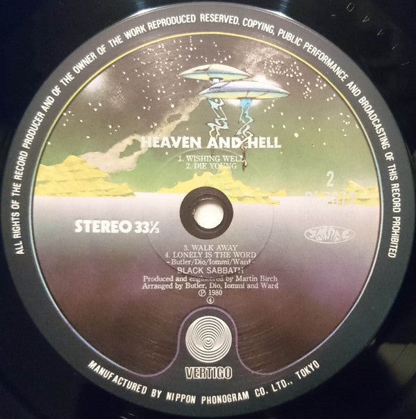 Black Sabbath : Heaven And Hell (LP, Album)