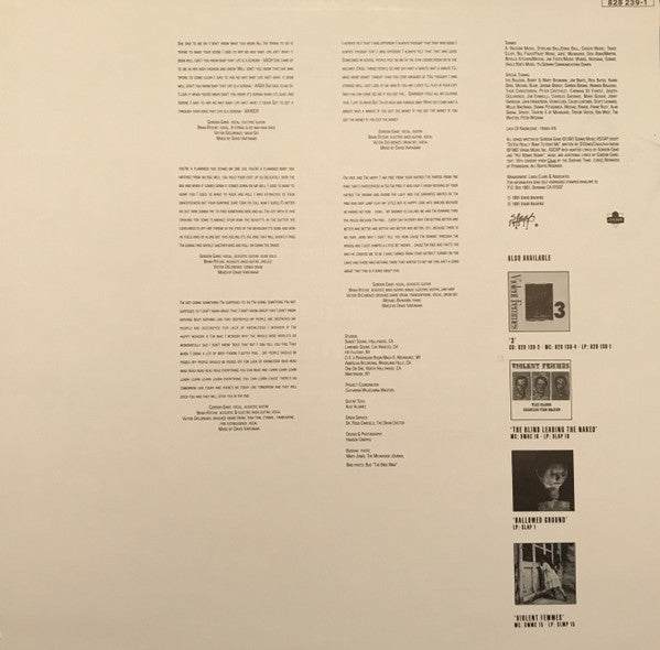 Violent Femmes : Why Do Birds Sing? (LP, Album)