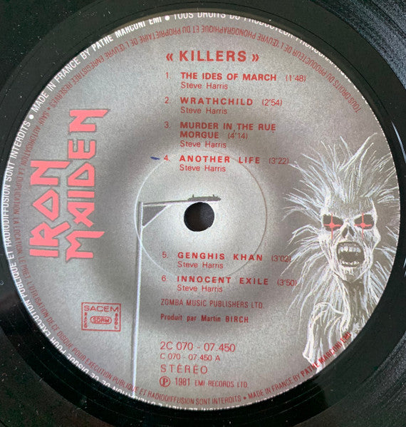 Iron Maiden : Killers (LP, Album)