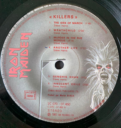Iron Maiden : Killers (LP, Album)