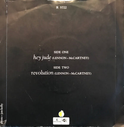The Beatles : Hey Jude (7", RE, Sol)