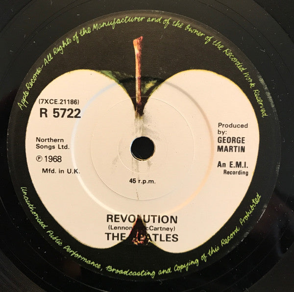 The Beatles : Hey Jude (7", RE, Sol)