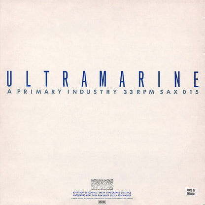 A Primary Industry : Ultramarine (LP, Album)