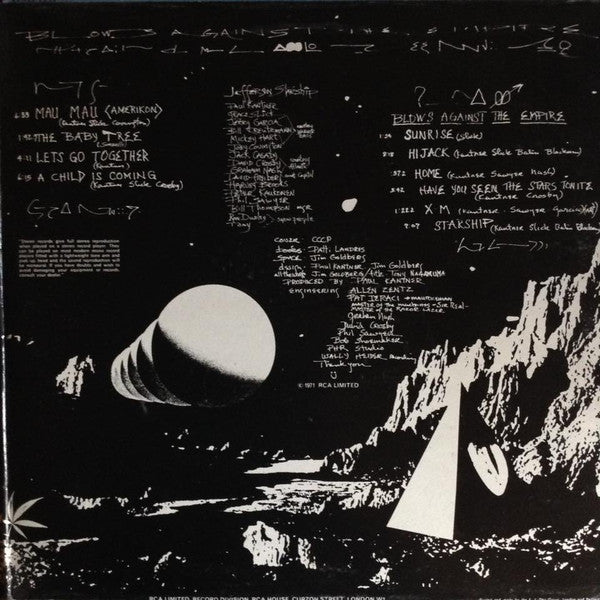 Paul Kantner / Jefferson Starship : Blows Against The Empire (LP, Album, Gat)
