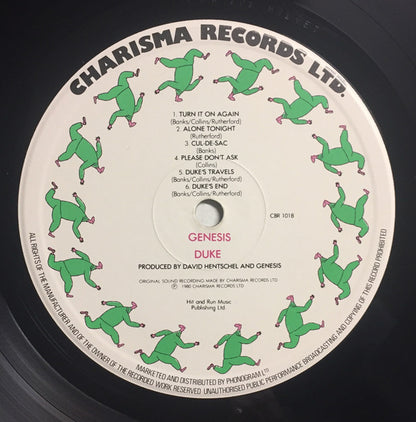 Genesis : Duke (LP, Album, Gat)