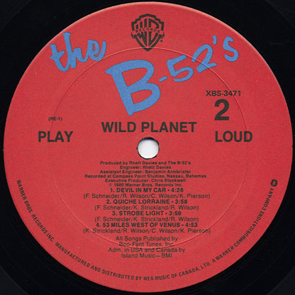 The B-52's : Wild Planet (LP, Album)