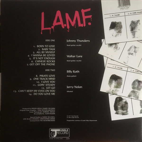 Johnny Thunders & The Heartbreakers* : L.A.M.F. (The Lost '77 Mixes) (LP, Album, RE, RM, Gat)
