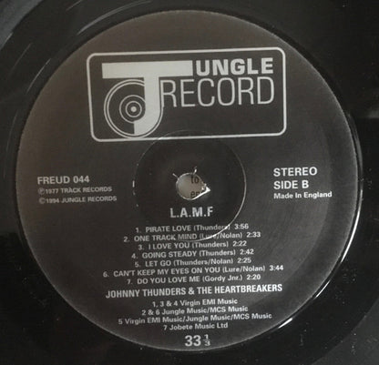 Johnny Thunders & The Heartbreakers* : L.A.M.F. (The Lost '77 Mixes) (LP, Album, RE, RM, Gat)