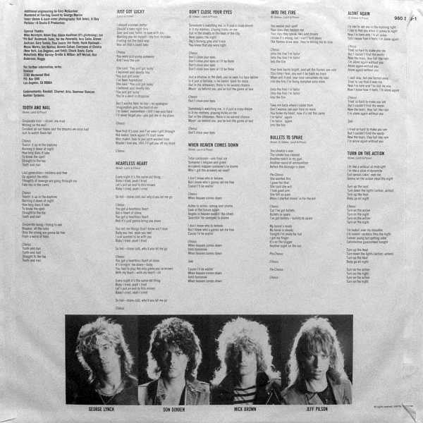 Dokken : Tooth And Nail (LP, Album)