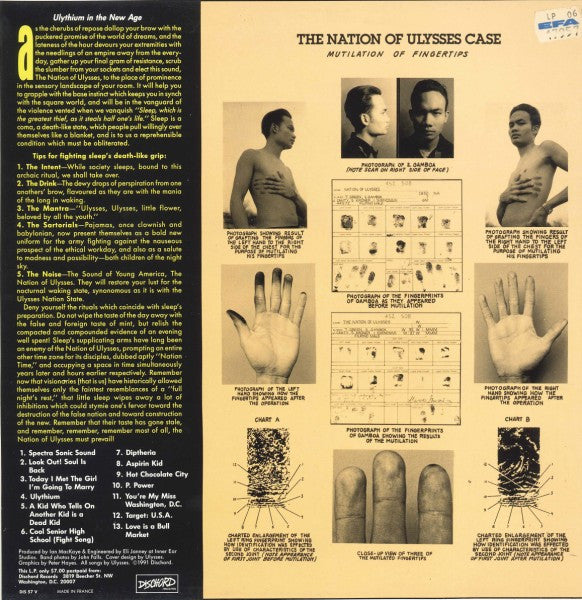 Nation Of Ulysses* : 13-Point Program To Destroy America (LP, Album)